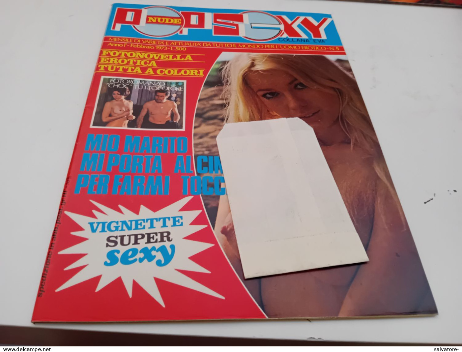 RIVISTA SEX- POPS SEXY- NUDE- ANNI 1- FEBBRAIO 1973 - Cinema