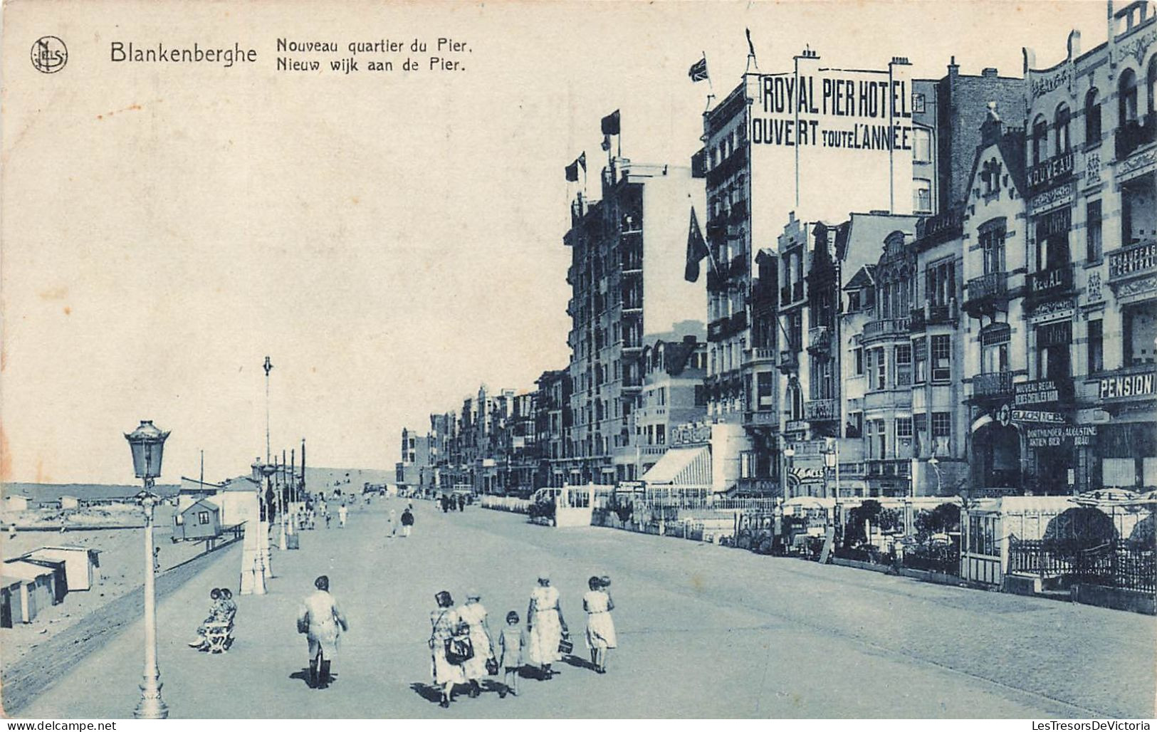 BELGIQUE - Blankenberge - Nouveau Quartier Du Pier - Animé - Carte Postale Ancienne - Blankenberge