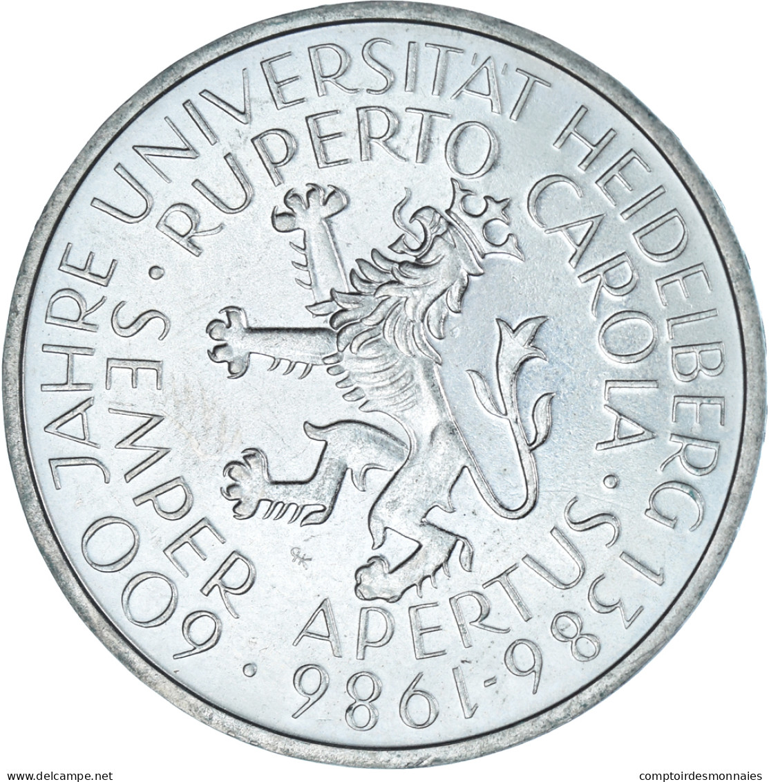 Monnaie, Allemagne, 5 Mark, 1986 - 5 Marcos