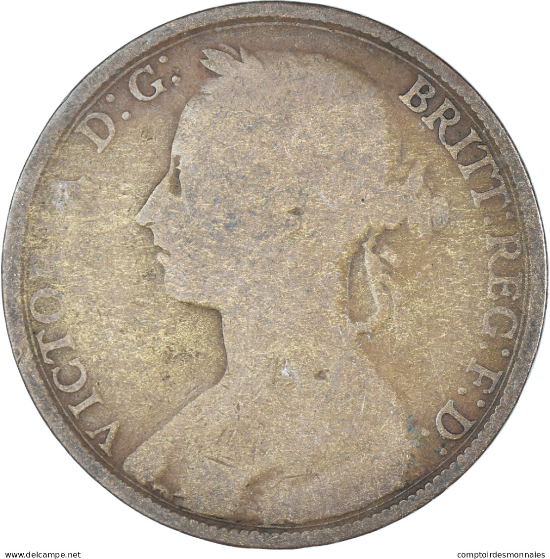 Monnaie, Royaume-Uni, Penny, 1893 - D. 1 Penny