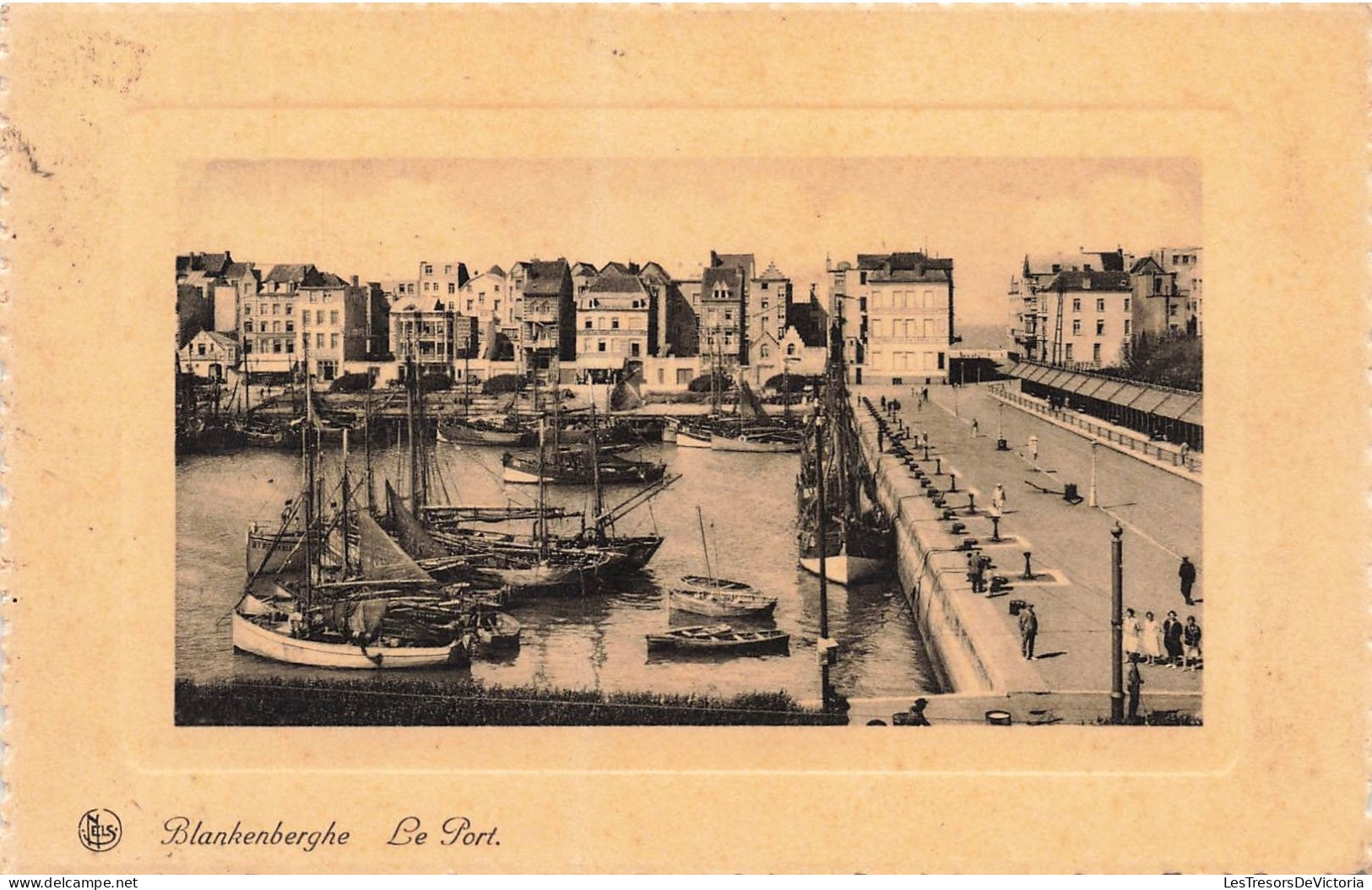 BELGIQUE - Blankenberge - Vue Sur Le Port - Carte Postale Ancienne - Blankenberge