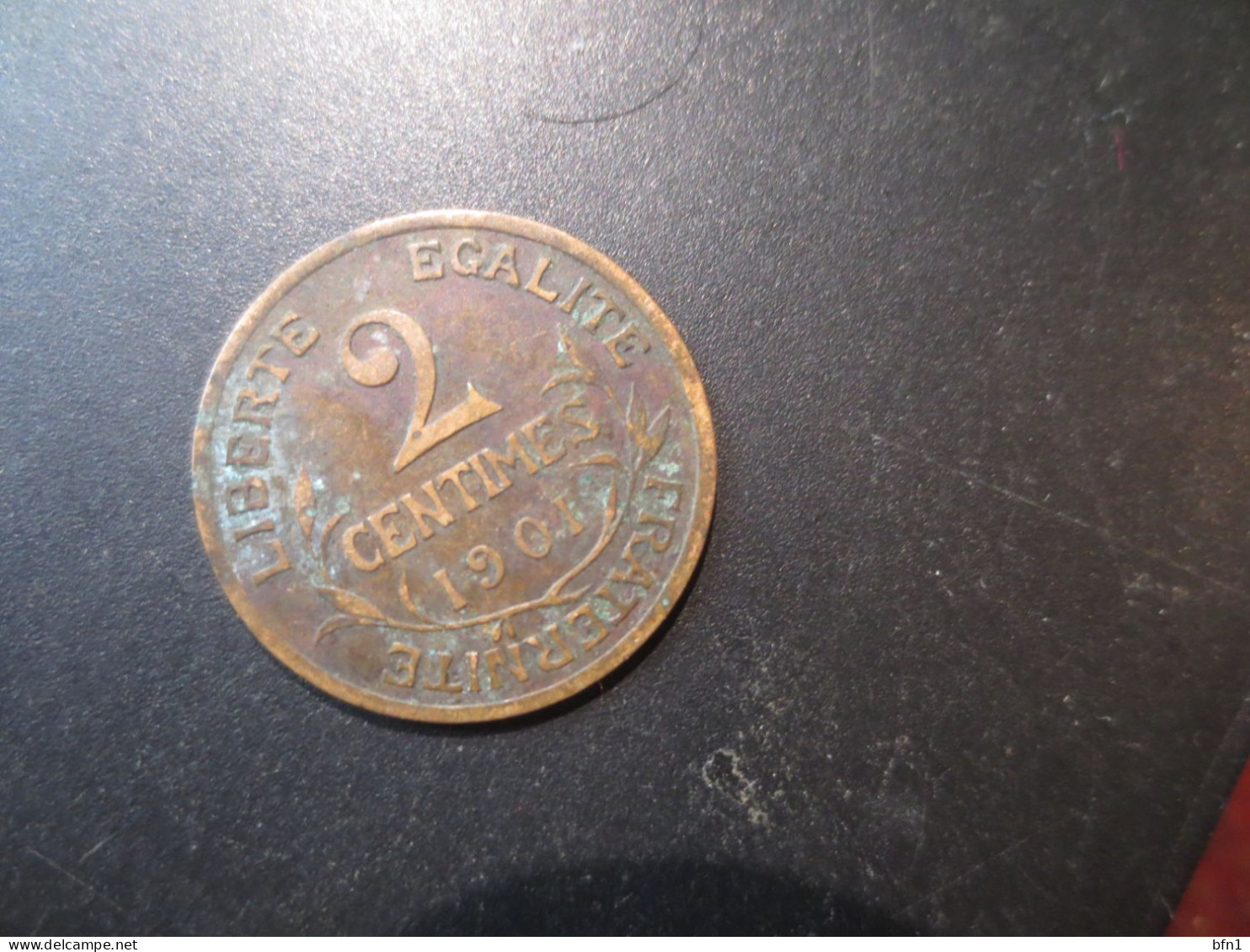 FRANCE 2 CENTIMES 1901 TTB+ - 2 Centimes