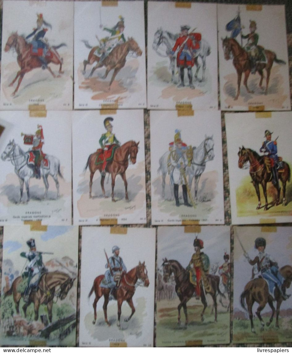 Uniformes Lot 41 Cartes Editions Militaires Illustrés Militaria - Uniformes