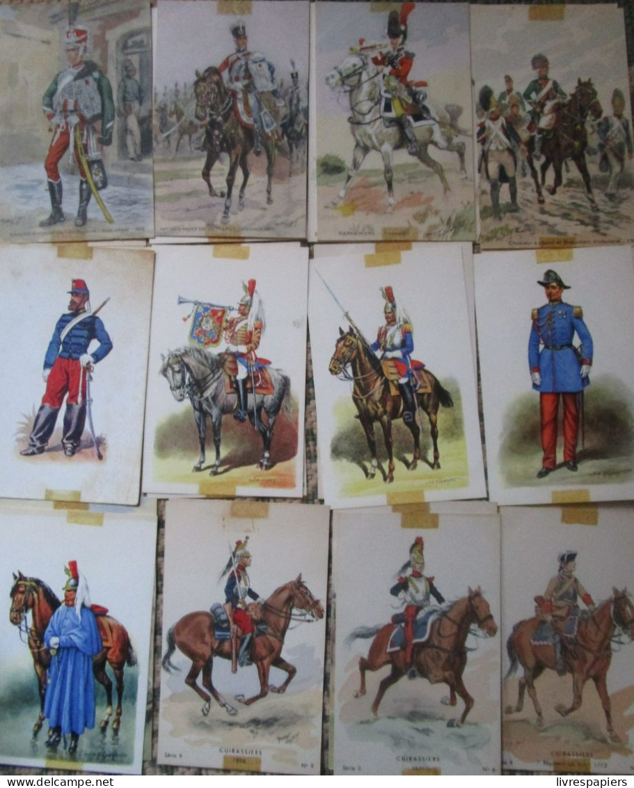 Uniformes Lot 41 Cartes Editions Militaires Illustrés Militaria - Uniforms