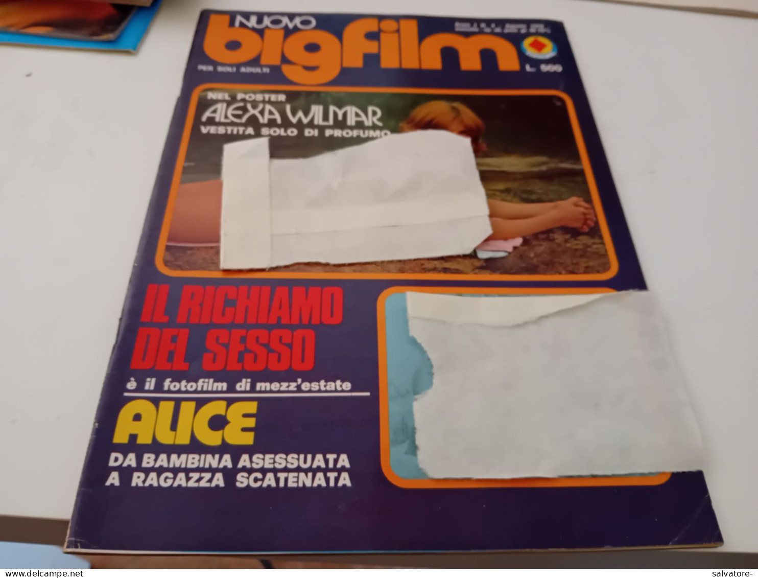 GIORNALE SEX- NUOVO BIG FILM- ANNO 1- NUMERO 4- 1972 - Cinema