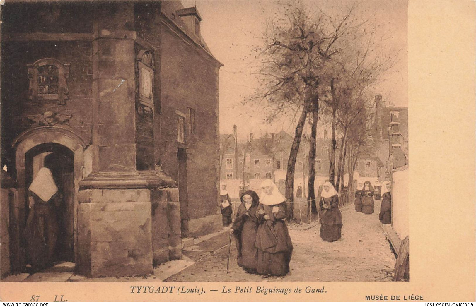 ARTS - Peintures Et Tableaux - Le Petit Béguinage De Gand - Louis Tytgadt - Carte Postale Ancienne - Malerei & Gemälde