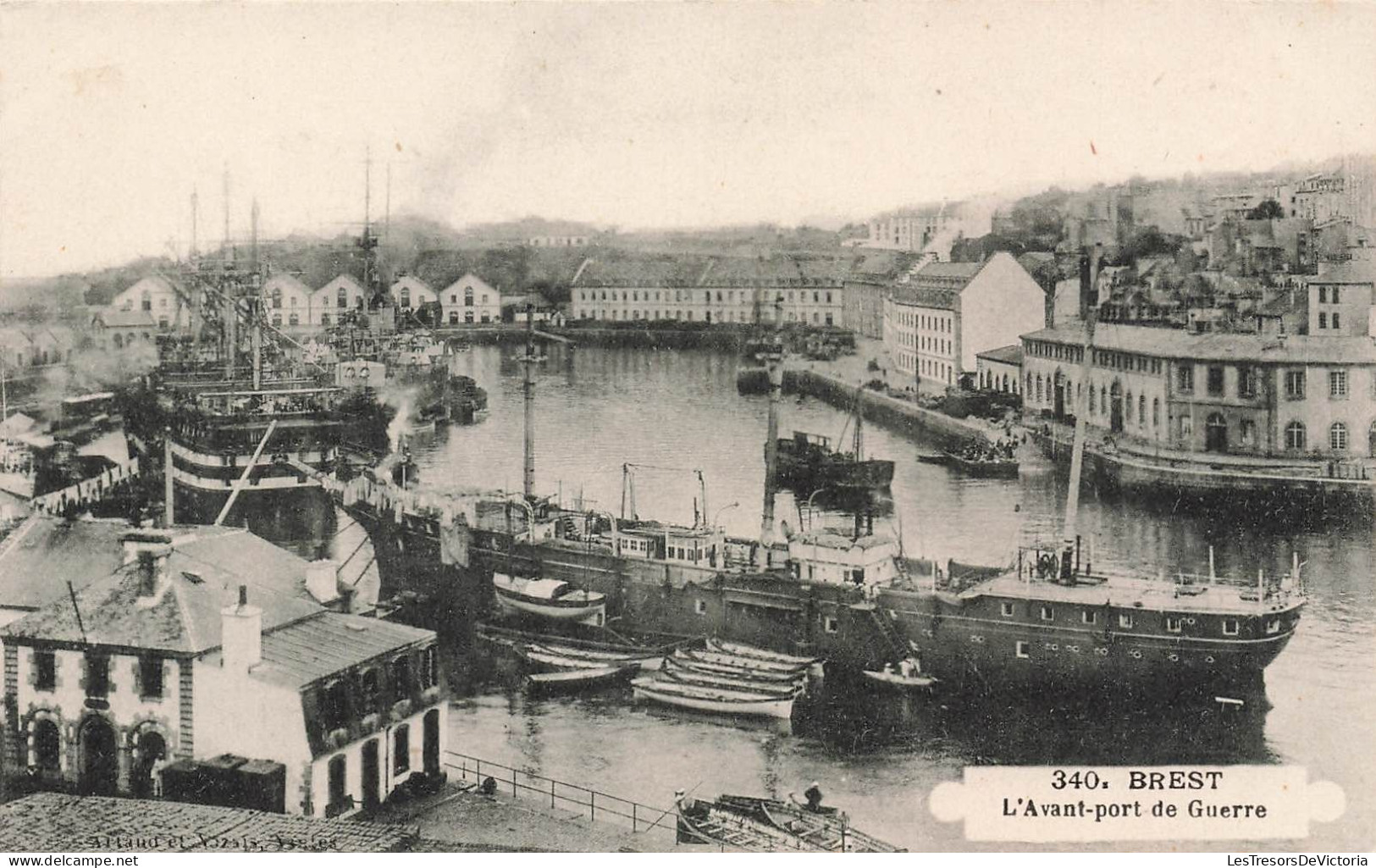 FRANCE - Brest - Vue Sur L'avant Port De Guerre - Carte Postale Ancienne - Brest