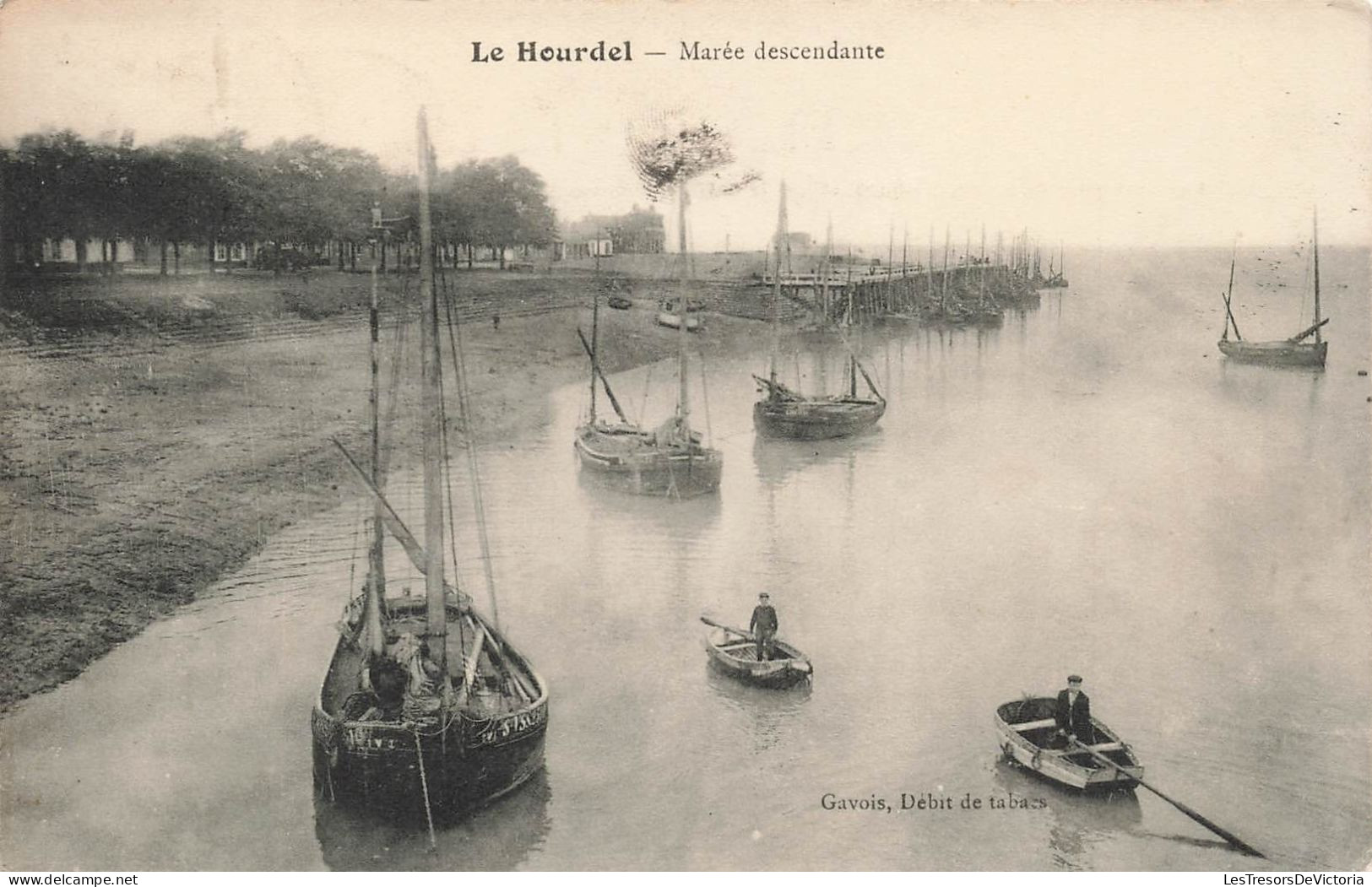 FRANCE - Le Hourdel - Vue Sur Une Marée Descendante  - Carte Postale Ancienne - Le Hourdel