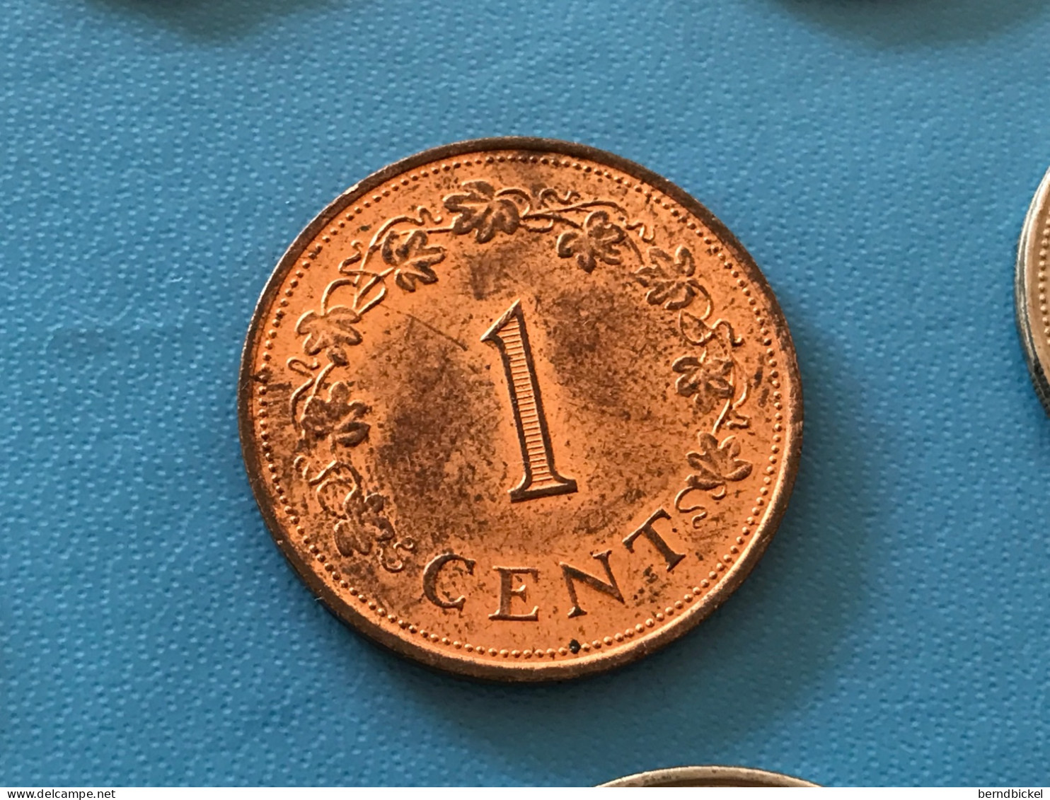 Münze Münzen Umlaufmünze Malta 1 Cent 1977 - Malte