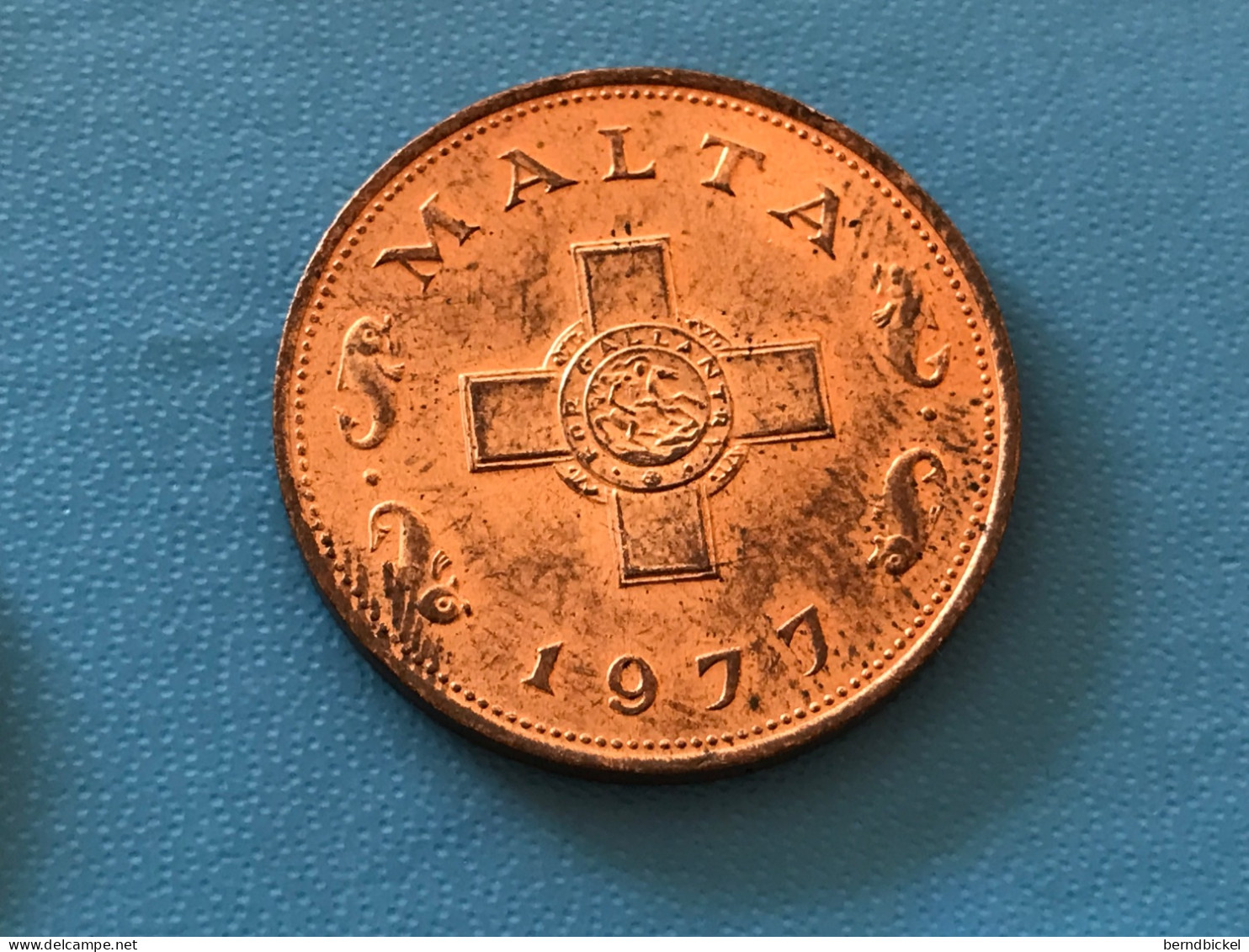 Münze Münzen Umlaufmünze Malta 1 Cent 1977 - Malta