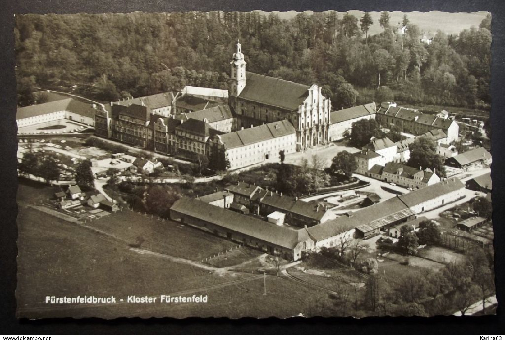 Germany - Allemagne - Furstenfeldbruck - Kloster Furstenfeld Luftaufname - Photo Veritable  - Sonnefeld - Fürstenfeldbruck