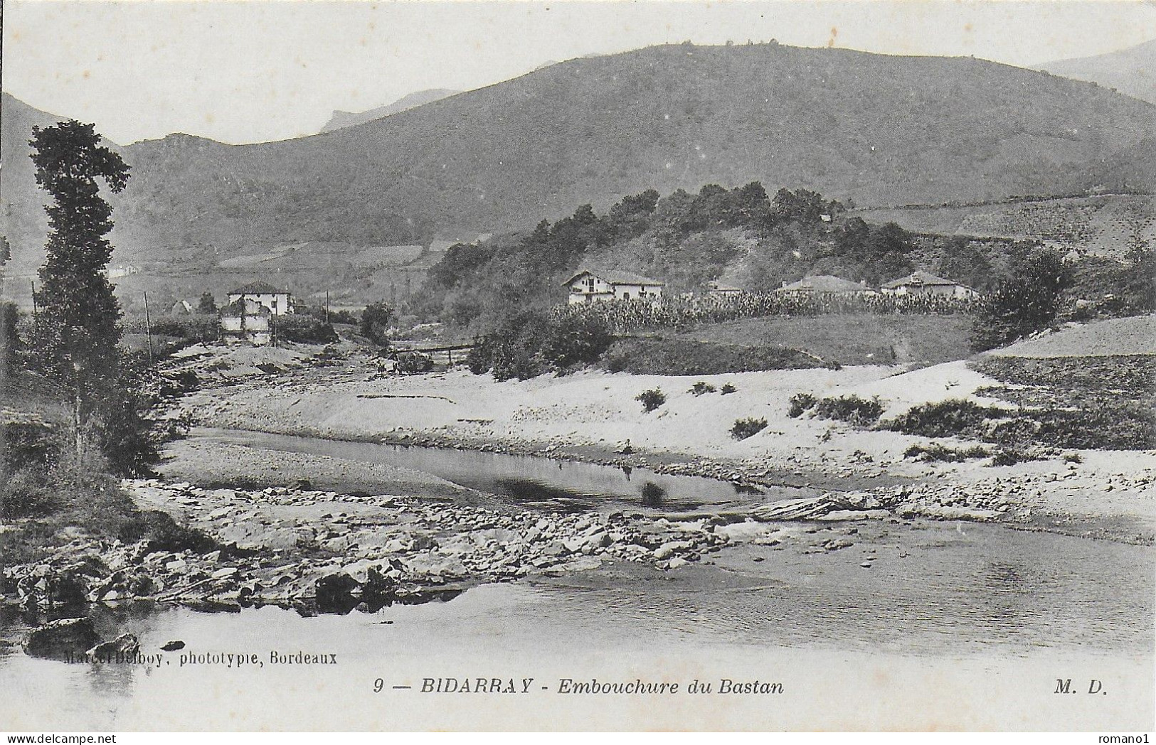 64)   BIDARRAY  -  Embouchure Du Bastan - Bidarray