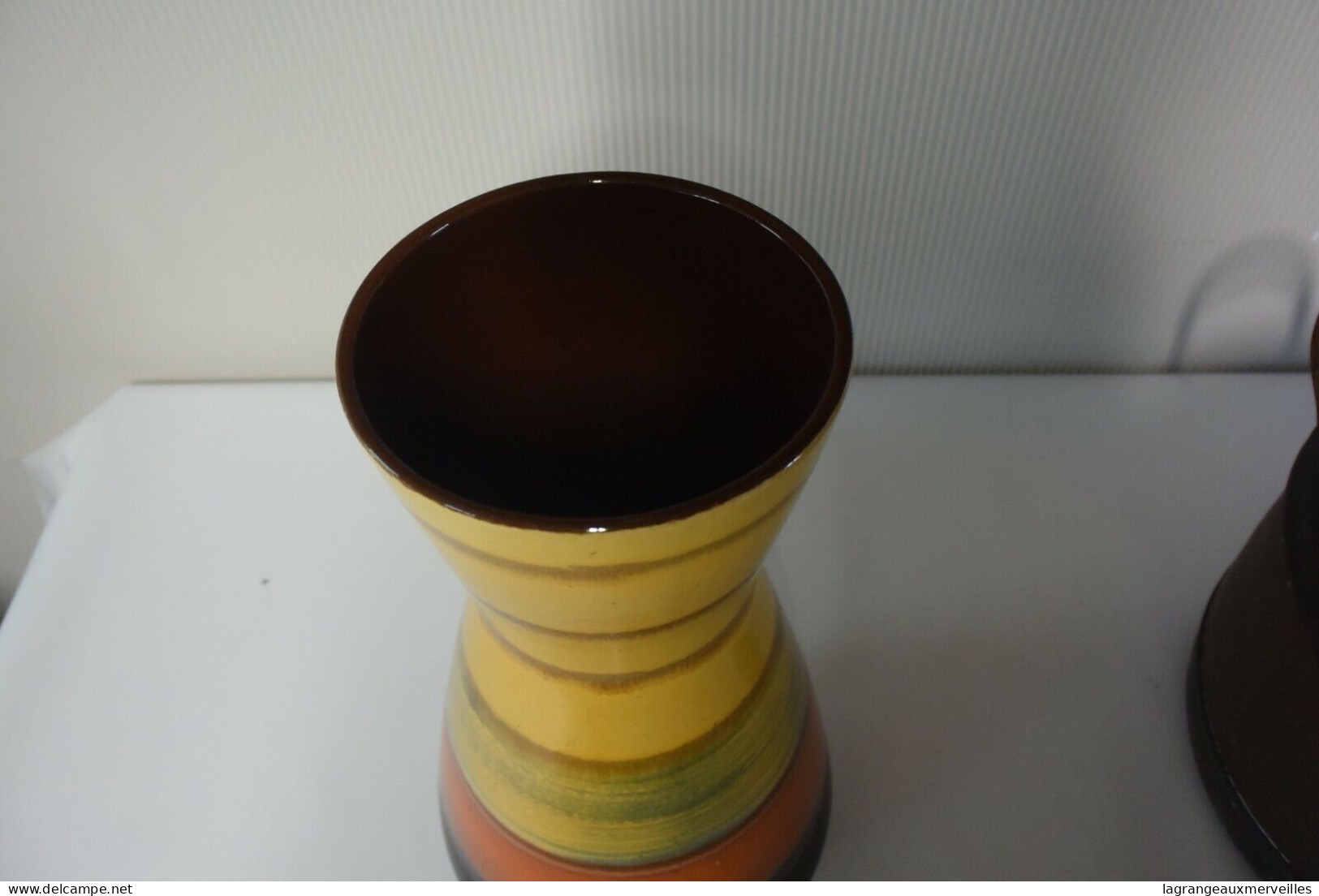 E1 Ancien Beau Vase - Signé - W Germany - Art De Co Vintage - Autres & Non Classés