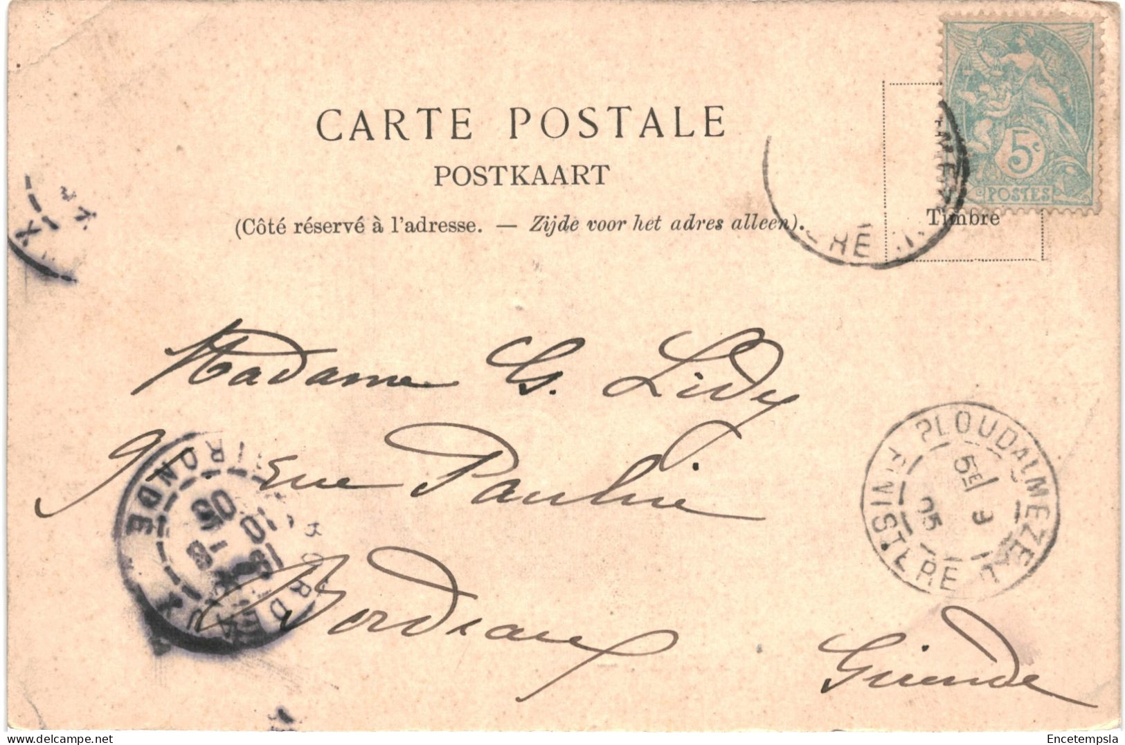 CPA  Carte Postale Belgique Bruxelles Le Port 1905VM74818ok - Navigazione
