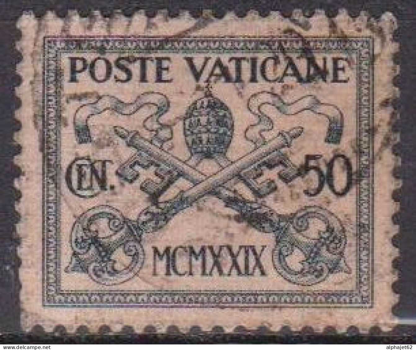 Armoiries Pontificales - VATICAN - Clés, Tiare - N° 31 - 1929 - Used Stamps