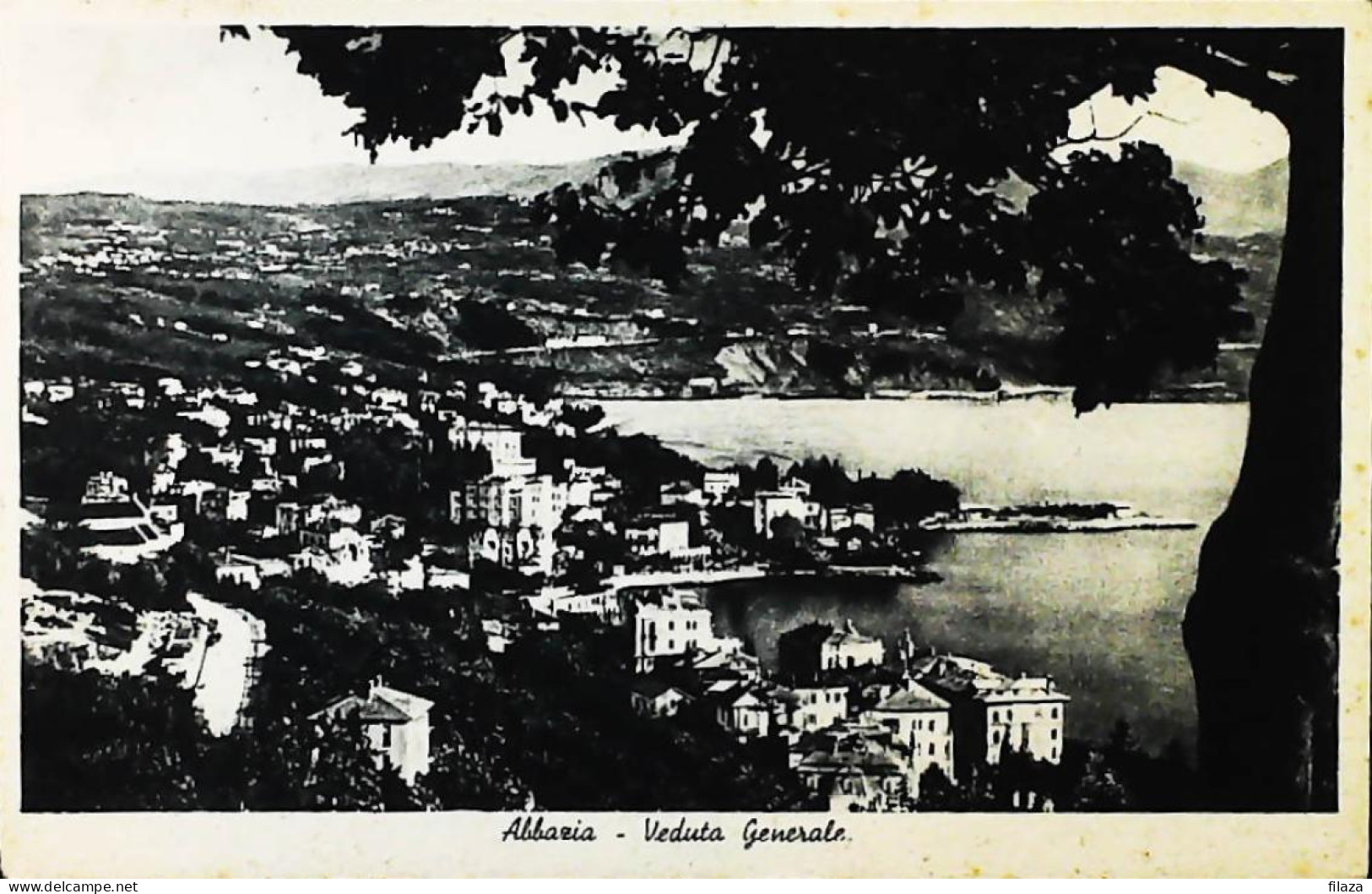 ITALIA - OCCUPAZIONI- LITORALE SLOVENO 1947 Cartolina OPATIJA - S6000 - Jugoslawische Bes.: Slowenische Küste