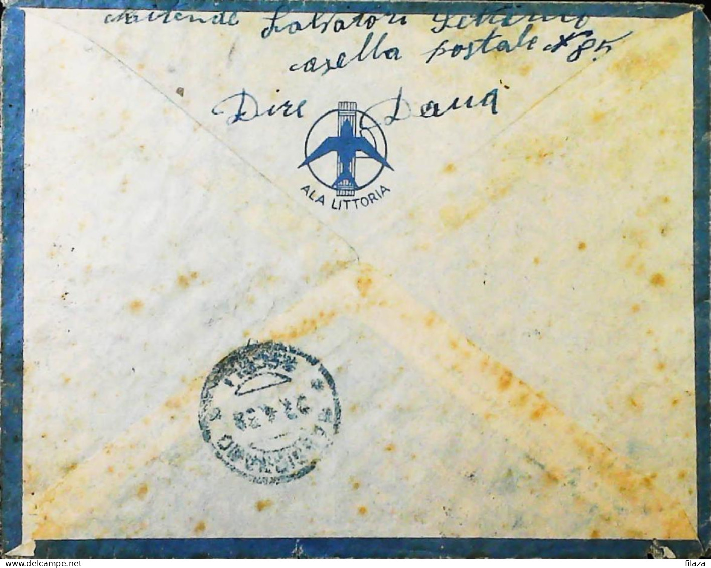 ITALIA - COLONIE -  ETIOPIA C.50 +  ERITREA Lettera - S6066 - Ethiopia