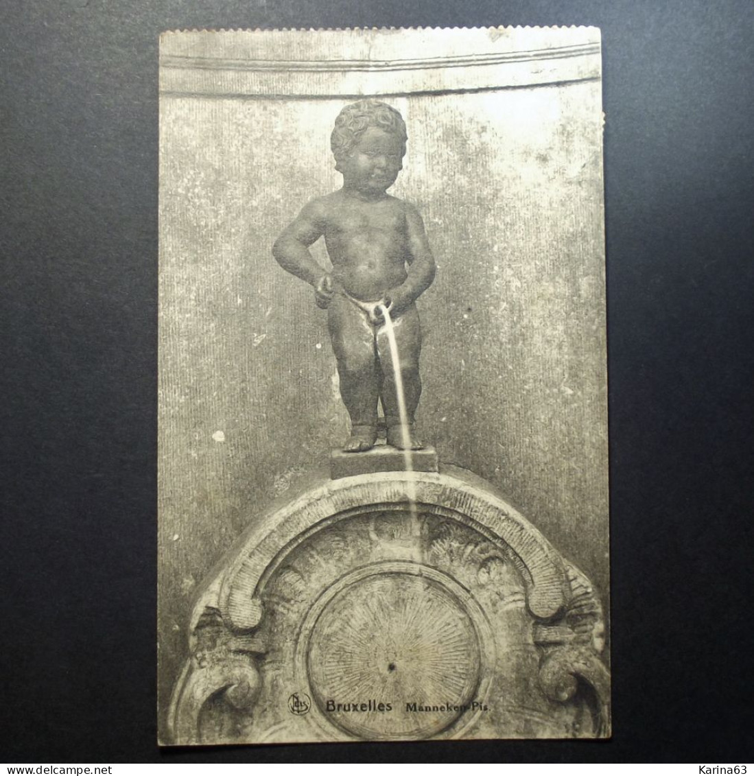 Belgie Belgique - Bruxelles - Manneken Pis - CPA - 1922 - Used With Stamp - Famous People