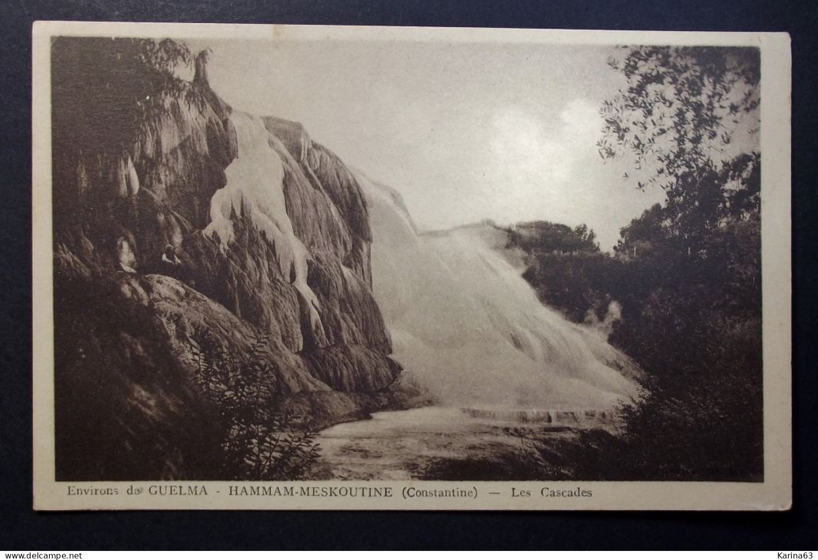 Algérie - Hammam-Meskoutine Près De Guelma - CPA - Les Cascades - Unused - Guelma