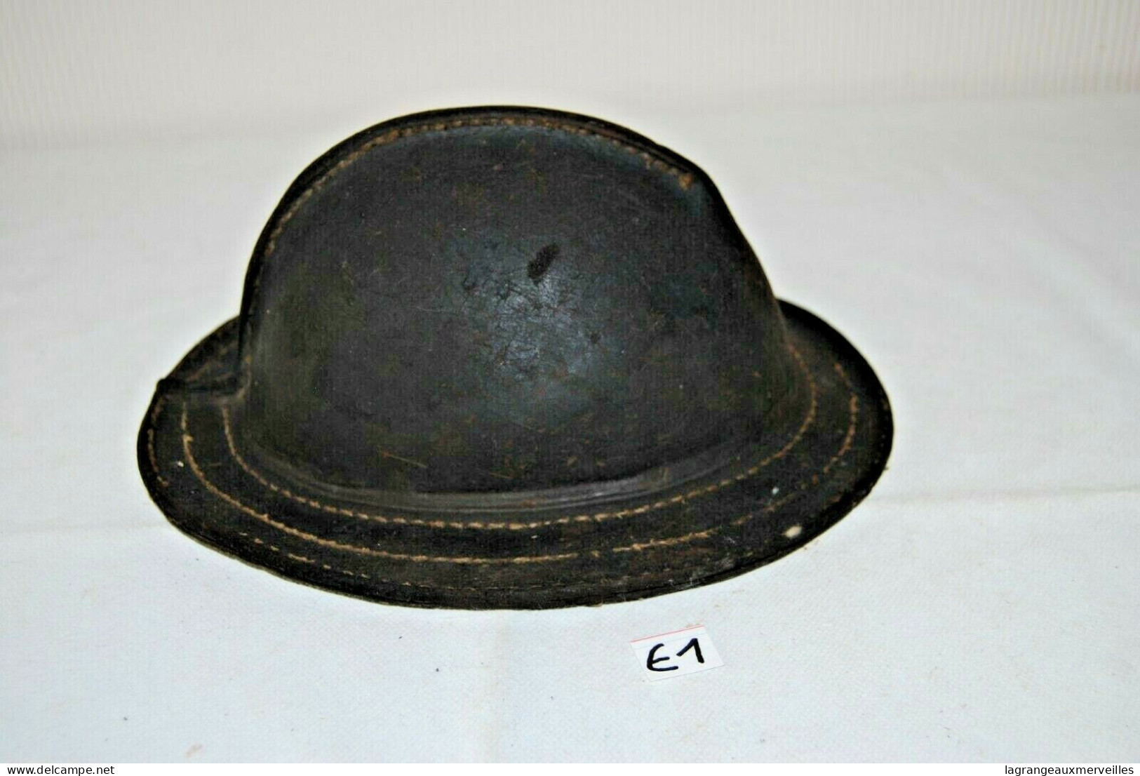 E1 Ancien Chapeau De Forme - Pointe - Cuir Véritable - Collection - 1940-1970 ...