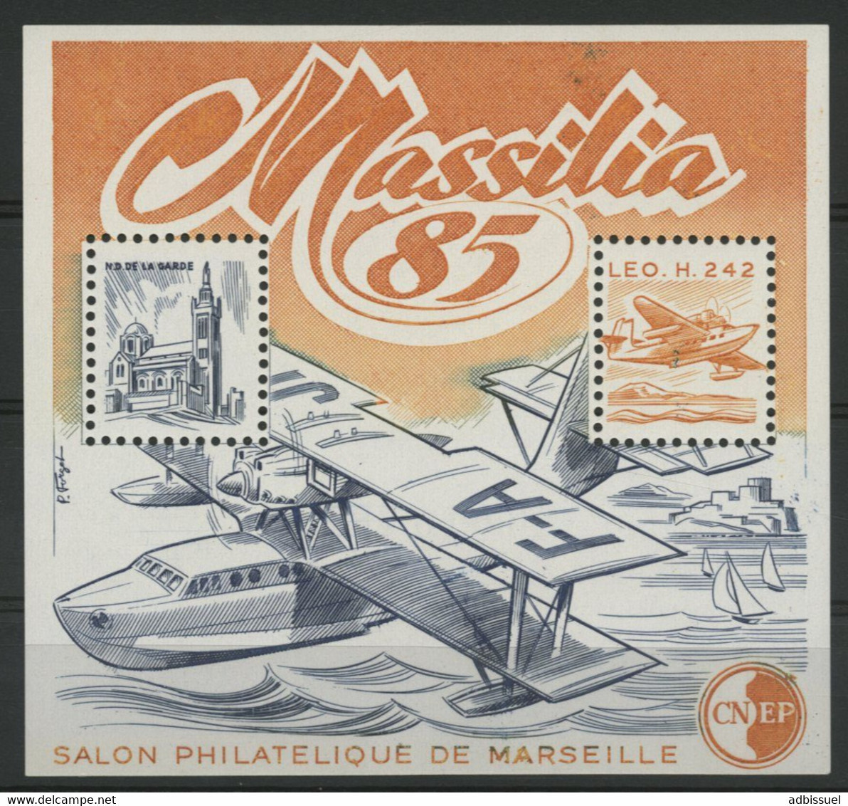 CNEP N° 6 MASSILIA 85 Neuf ** (MNH) Cote 10 €. Salon Philatélique De Marseille. TB - CNEP