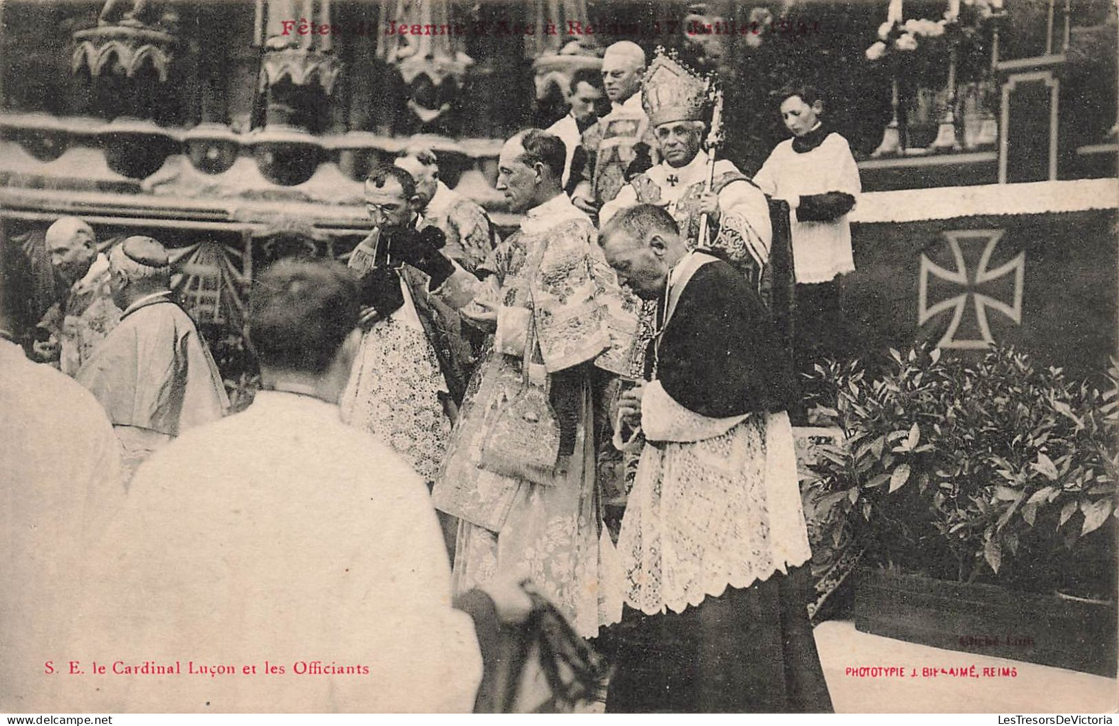 EVENEMENTS - Fêtes De Jeanne D'Arc - S.E. Le Cardinal Luçon Et Les Officiants - Animé - Carte Postale Ancienne - Andere & Zonder Classificatie