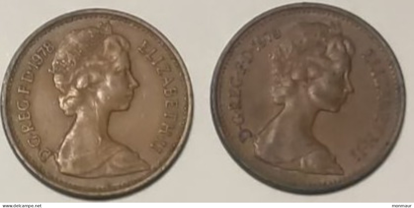 GRAN BRETAGNA 1 PENNY 1978-79 - 1 Penny & 1 New Penny