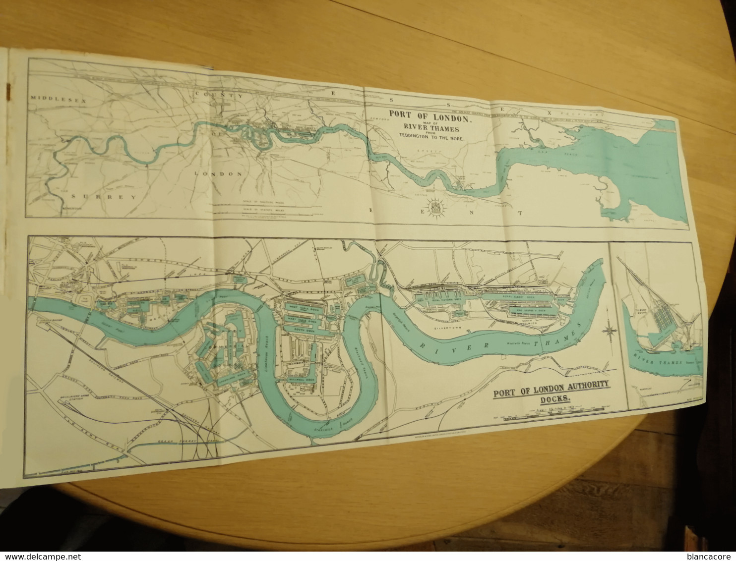 THE PORT OF LONDON 1933 / 32 Pages + Carte Plan - Europe