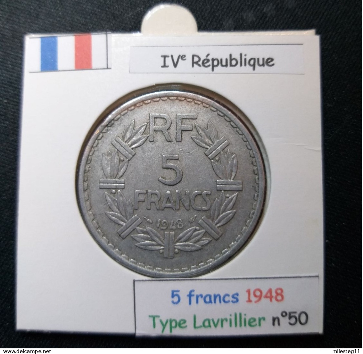 France 1948 5 Francs Type Lavrillier (réf Gadoury N°766a) - 5 Francs