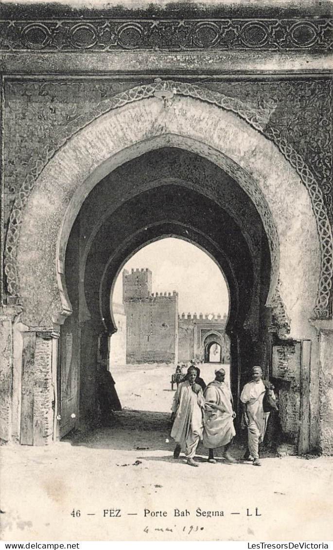 MAROC - Fez - Porte Bab Segina - LL - Carte Postale Ancienne - Fez