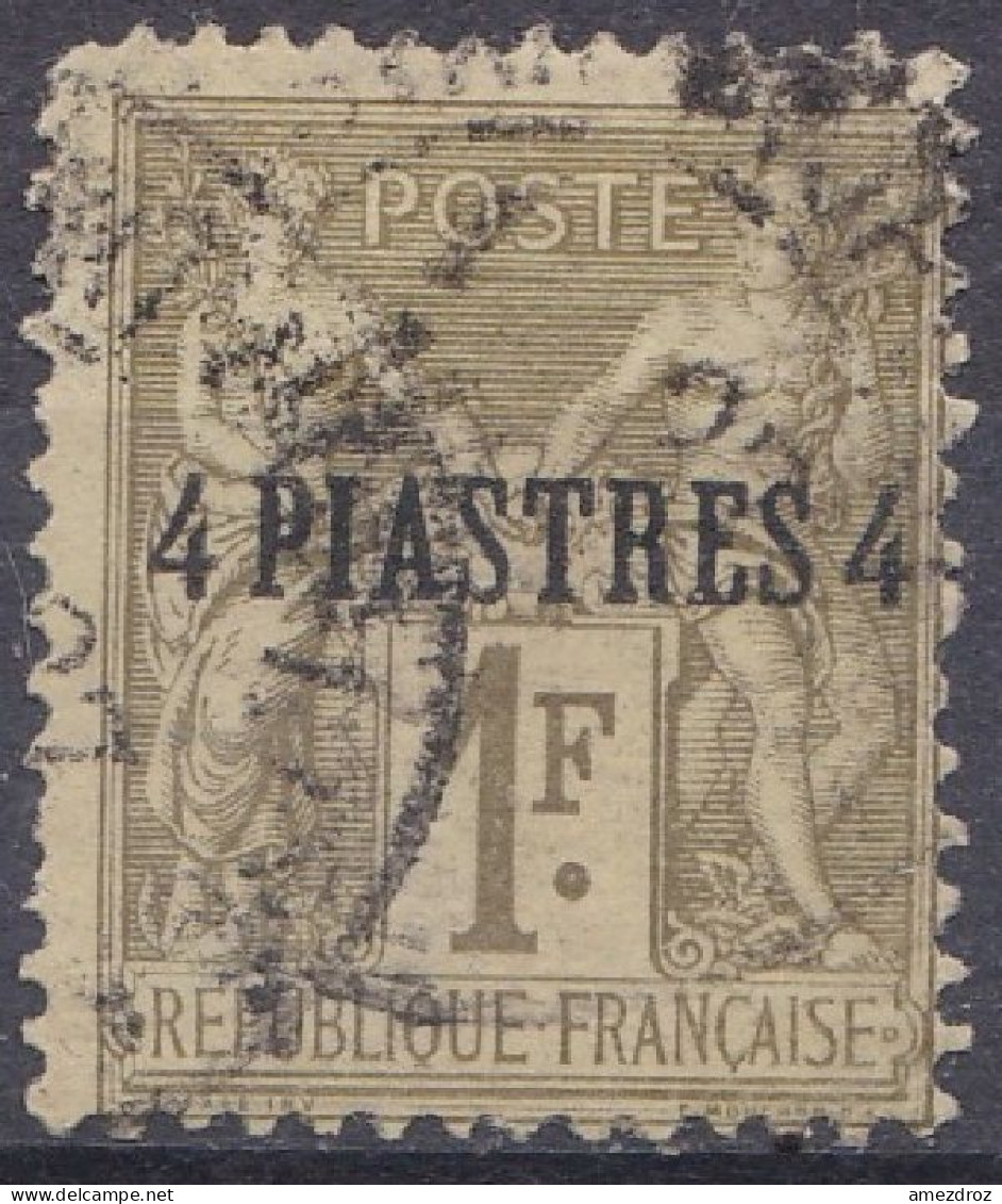 Poste Française Empire Turc 1885 N° 3 Timbres Poste Français Surchargé  (J16) - Oblitérés