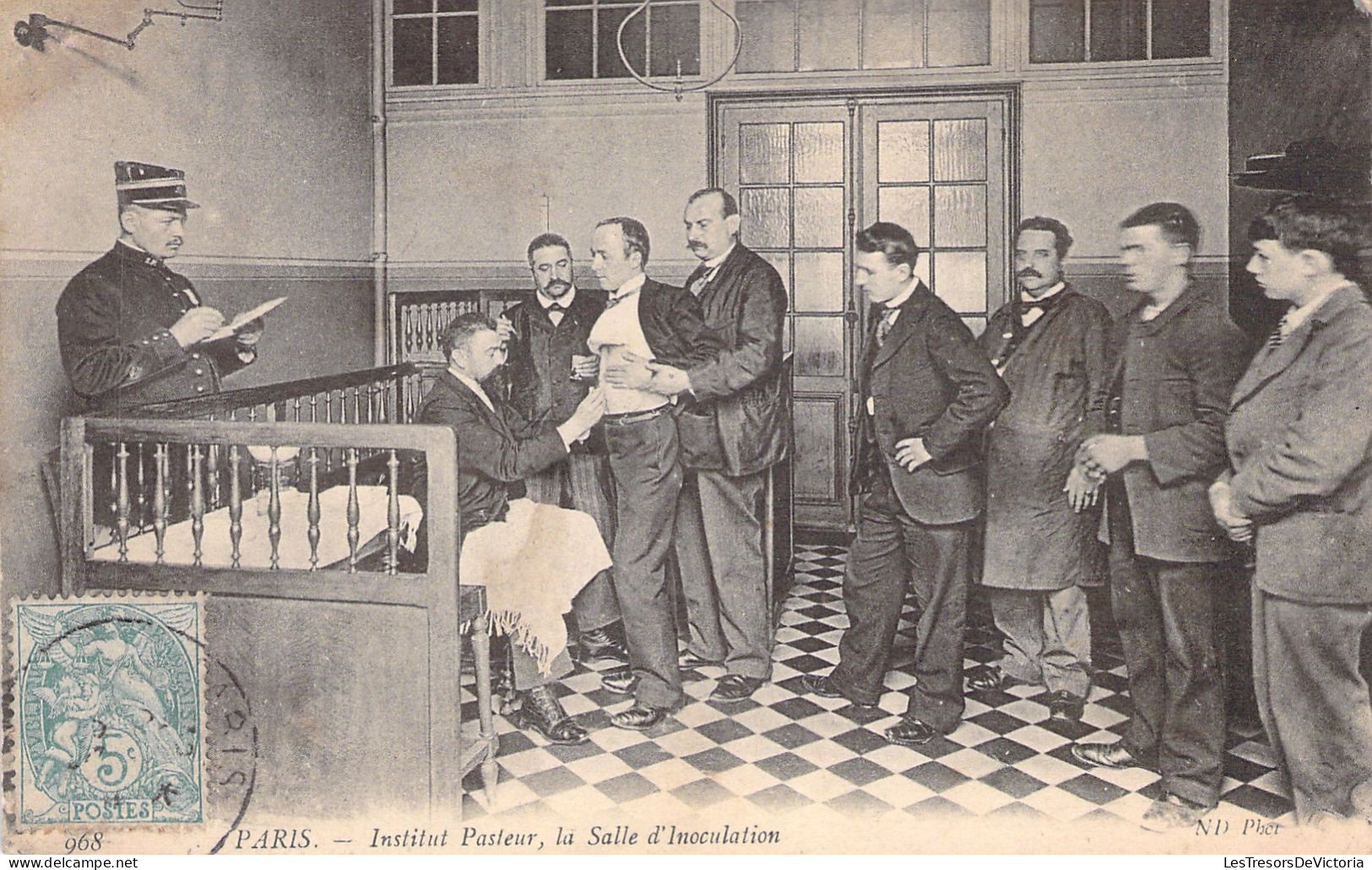 FRANCE - Paris - Institut Pasteur - La Salle D'inoculation - Medecine - Carte Postale Ancienne - Sonstige & Ohne Zuordnung