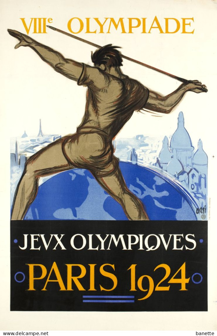 PARIS 1924   JEUX   OLYMPIQUES   ATHLETISME  -  OLYMPICS  GAMES  - JUEGOS OLIMPICOS - Andere & Zonder Classificatie