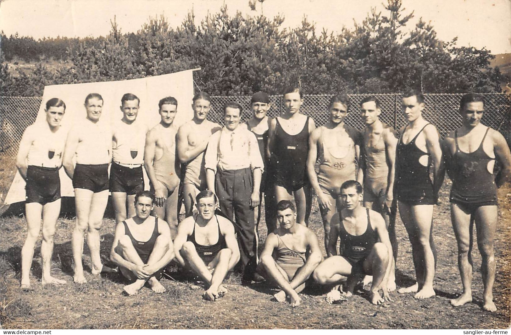 CPA 31 TOULOUSE / CARTE PHOTO / CPA DE WATER POLO / C.N.TOULOUSE ET CERCLE NAUTIQUE DE REVEL 1934 - Toulouse