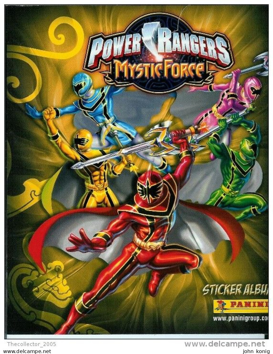 Figurine Album Completo (figurine Da Attaccare) Panini Power Rangers Mystic Force - Complete Stickers Album (mint) - Edizione Tedesca