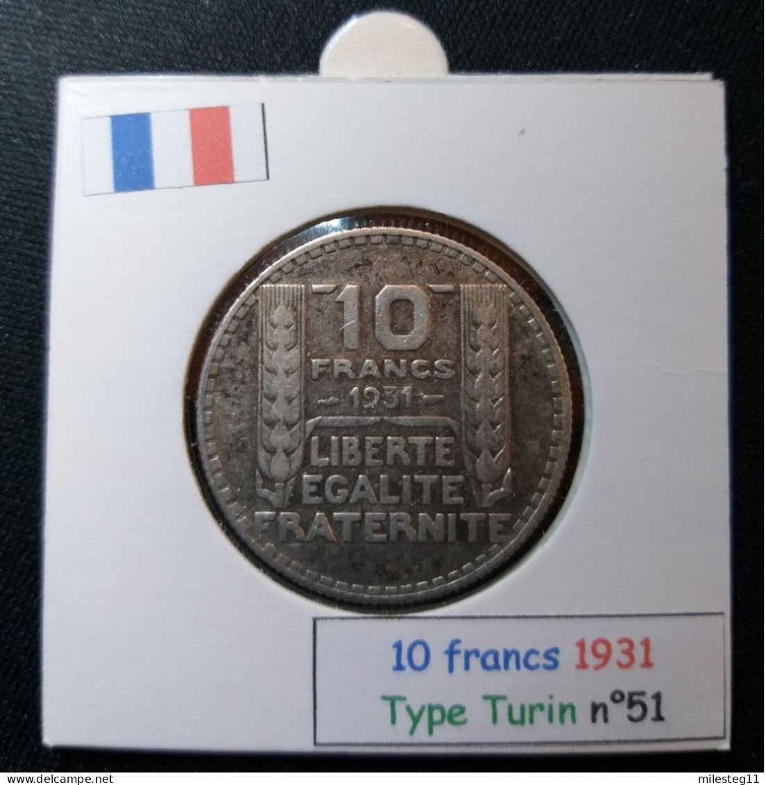 France 1931 10 Francs Type Turin (réf Gadoury N°801) En Argent - 10 Francs