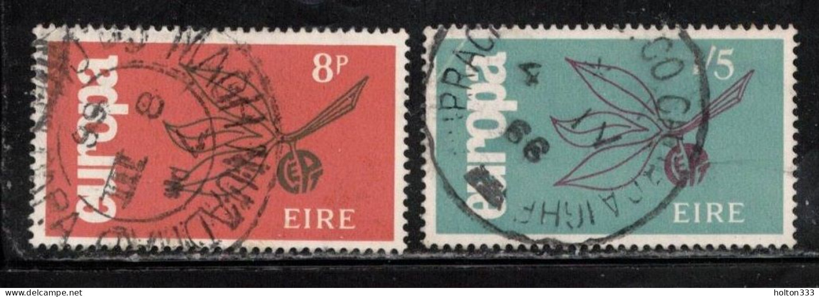 IRELAND Scott # 204-5 Used - 1965 Europa Issue - Oblitérés