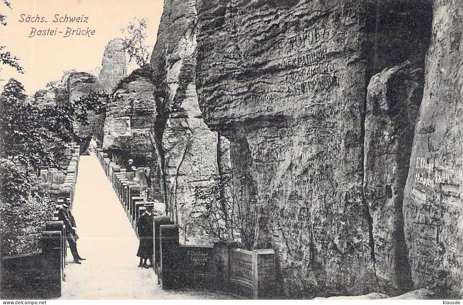 Sächs.Schweiz - Basteibrücke - Bastei (sächs. Schweiz)