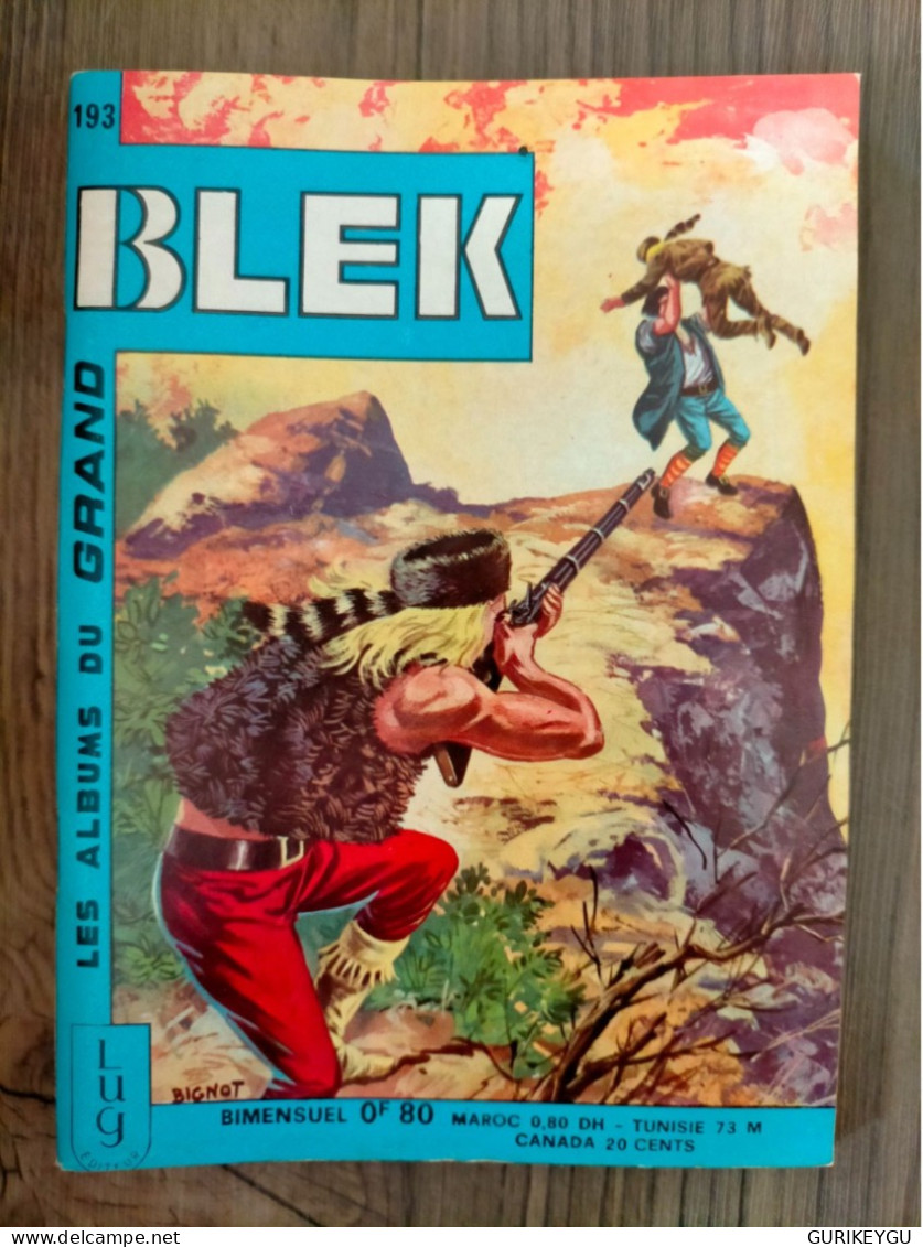 Bd BLEK Le Roc N° 193 LUG En EO Du 20/07/1971  Le Petit Duc  TBE - Blek