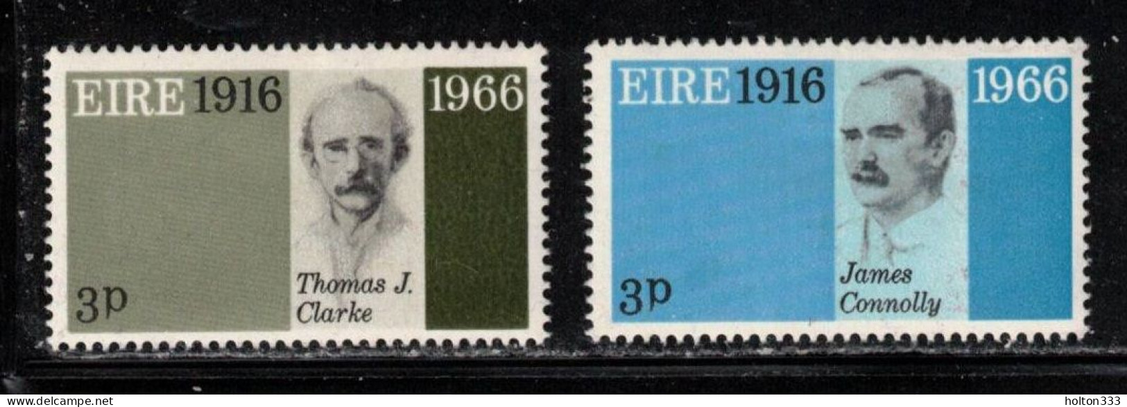 IRELAND Scott # 206-7 MH - Easter Rebellion 50th Anniversary - Usati