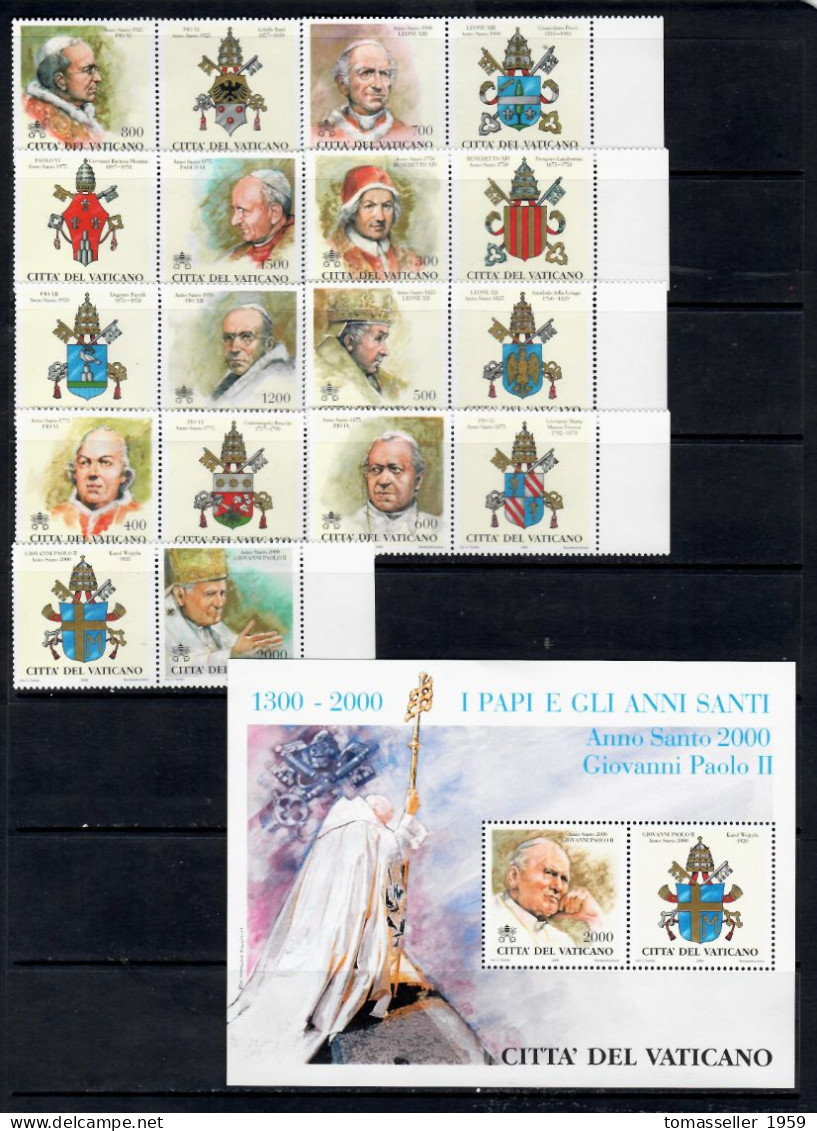 Vatican-2000 Full Year Set- 11 Issues.MNH** - Años Completos