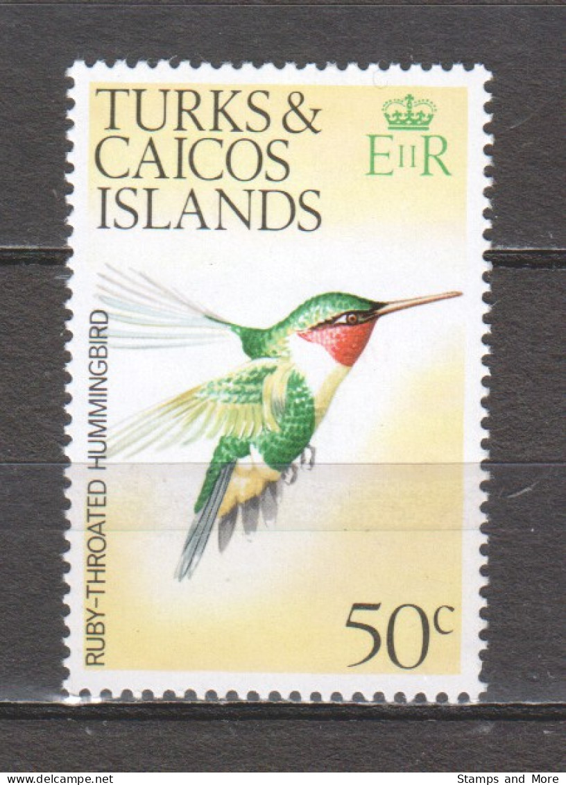 Turks & Caicos Islands 1973 Mi 319 X Or Y MNH HUMMINGBIRD - Colibríes