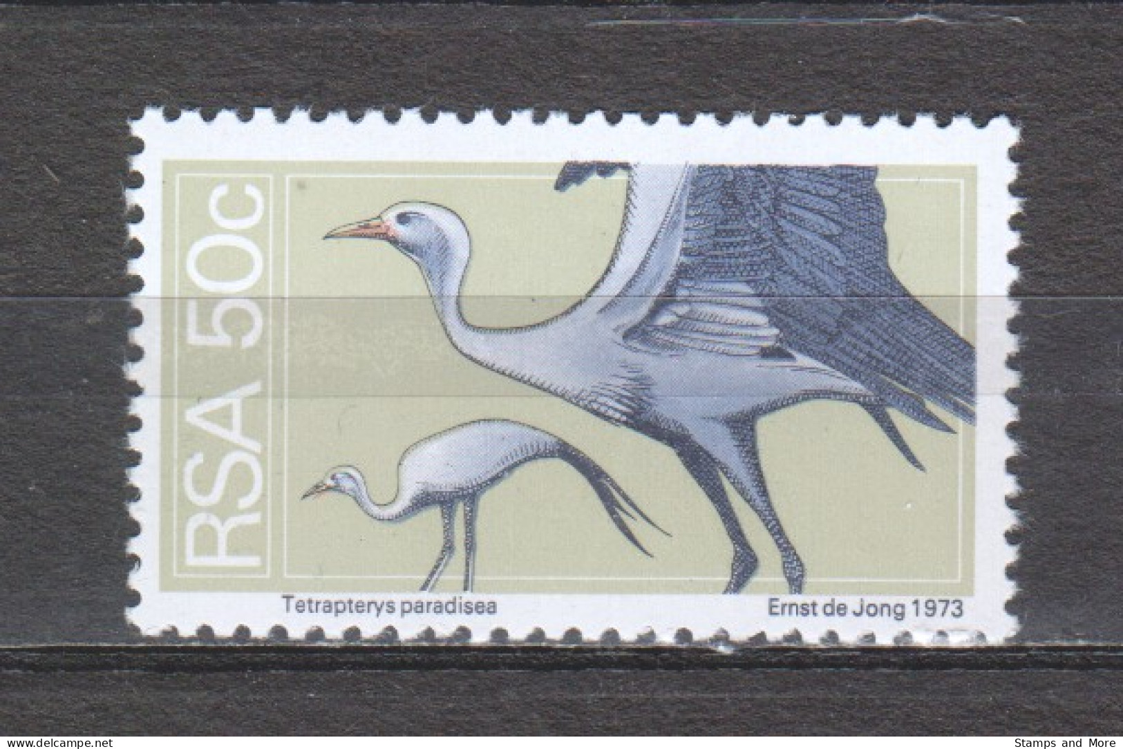 South Africa 1974 Mi 461 MNH CRANES - BIRDS  - Kraanvogels En Kraanvogelachtigen