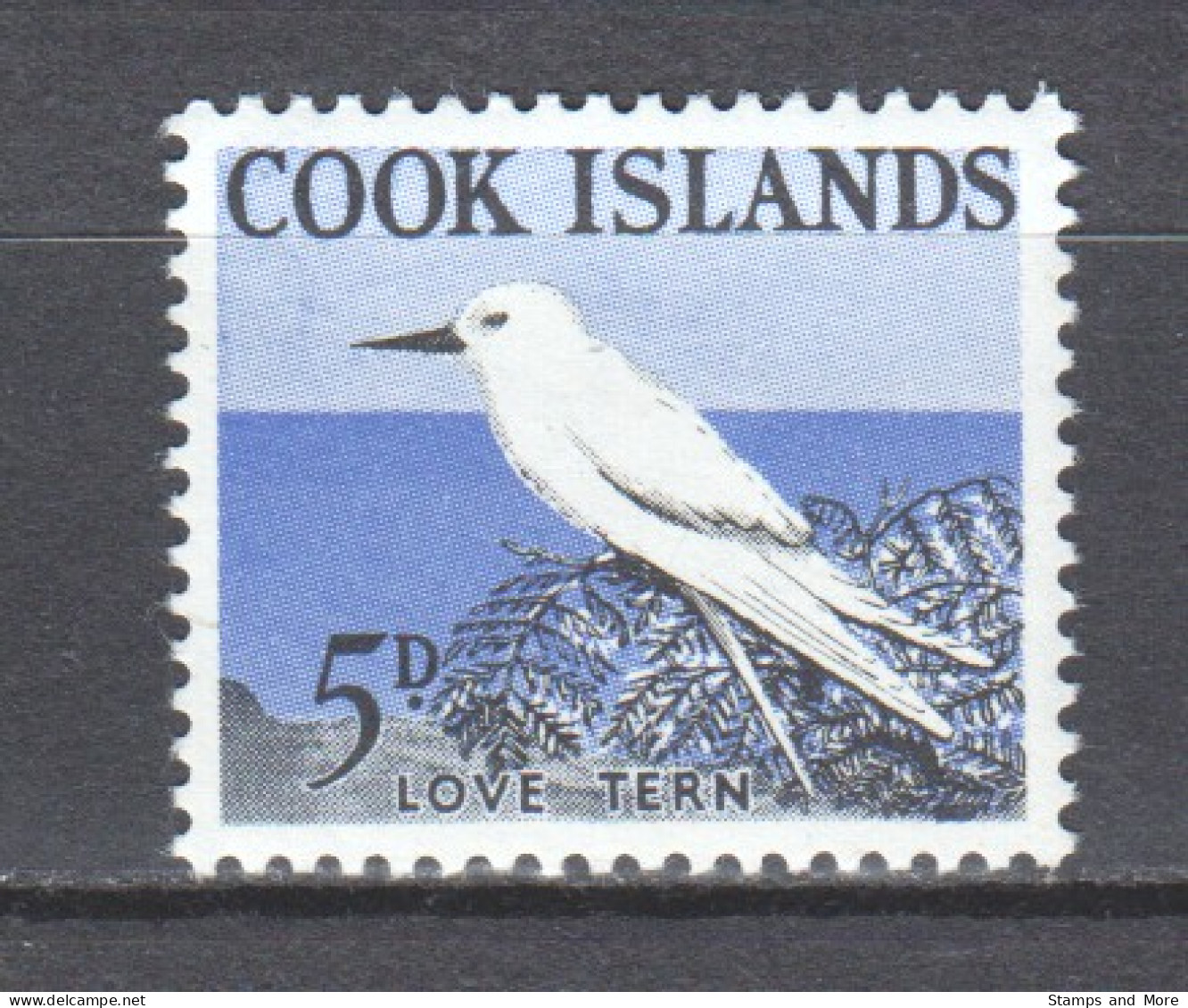 Cook Islands 1963 Mi 96 MLH TERN BIRD - Albatros & Stormvogels