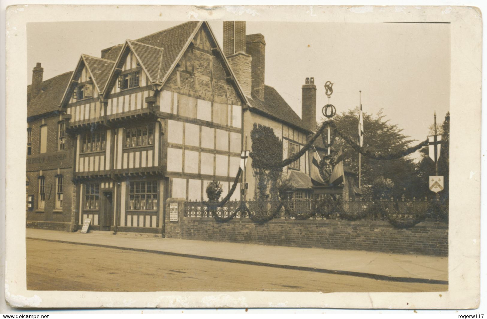 Nash's House, Stratford-upon-Avon, 1912 Postcard Sent To Jamaica - Stratford Upon Avon