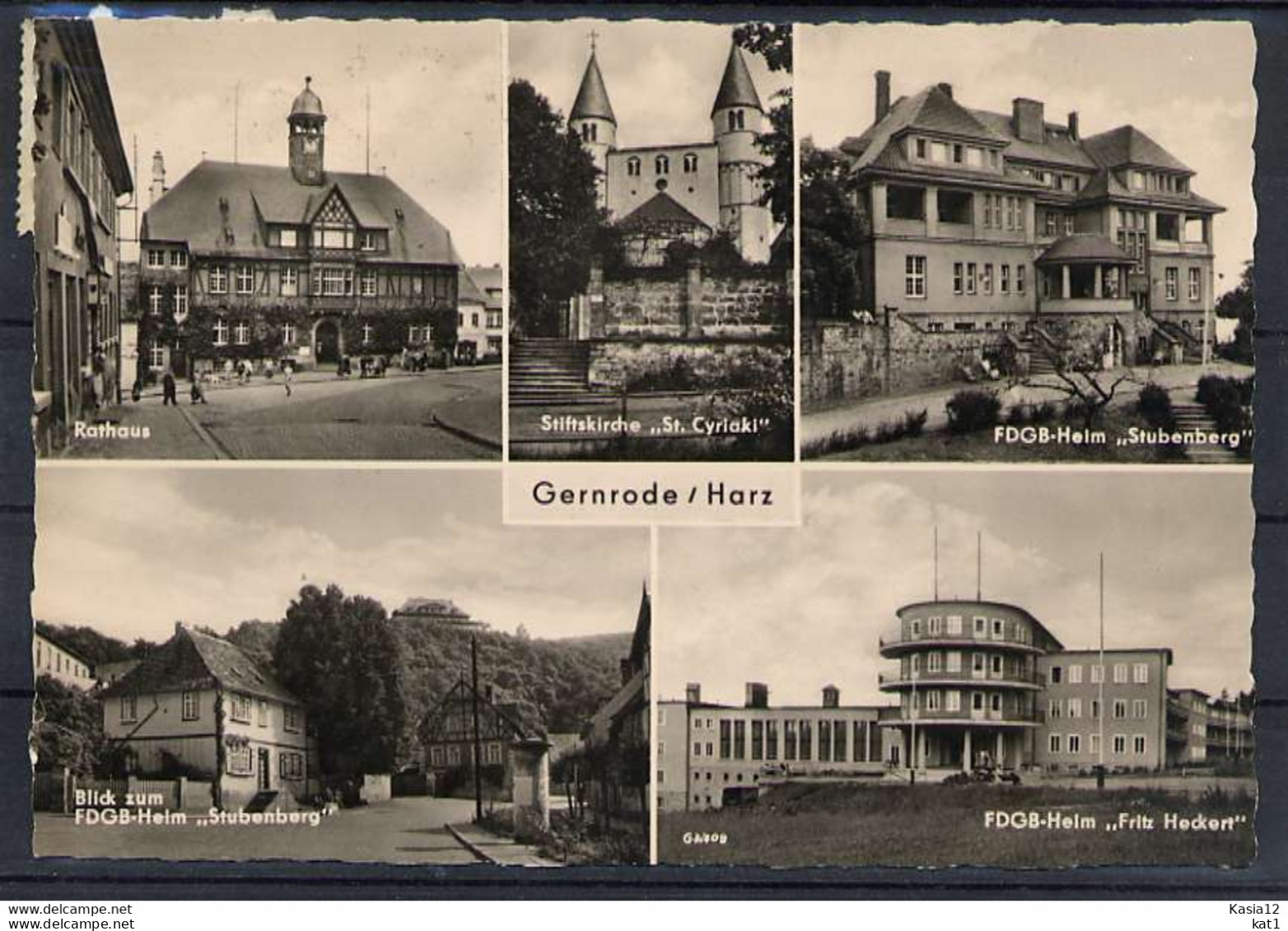 M04297)Ansichtskarte: Gernrode - Quedlinburg