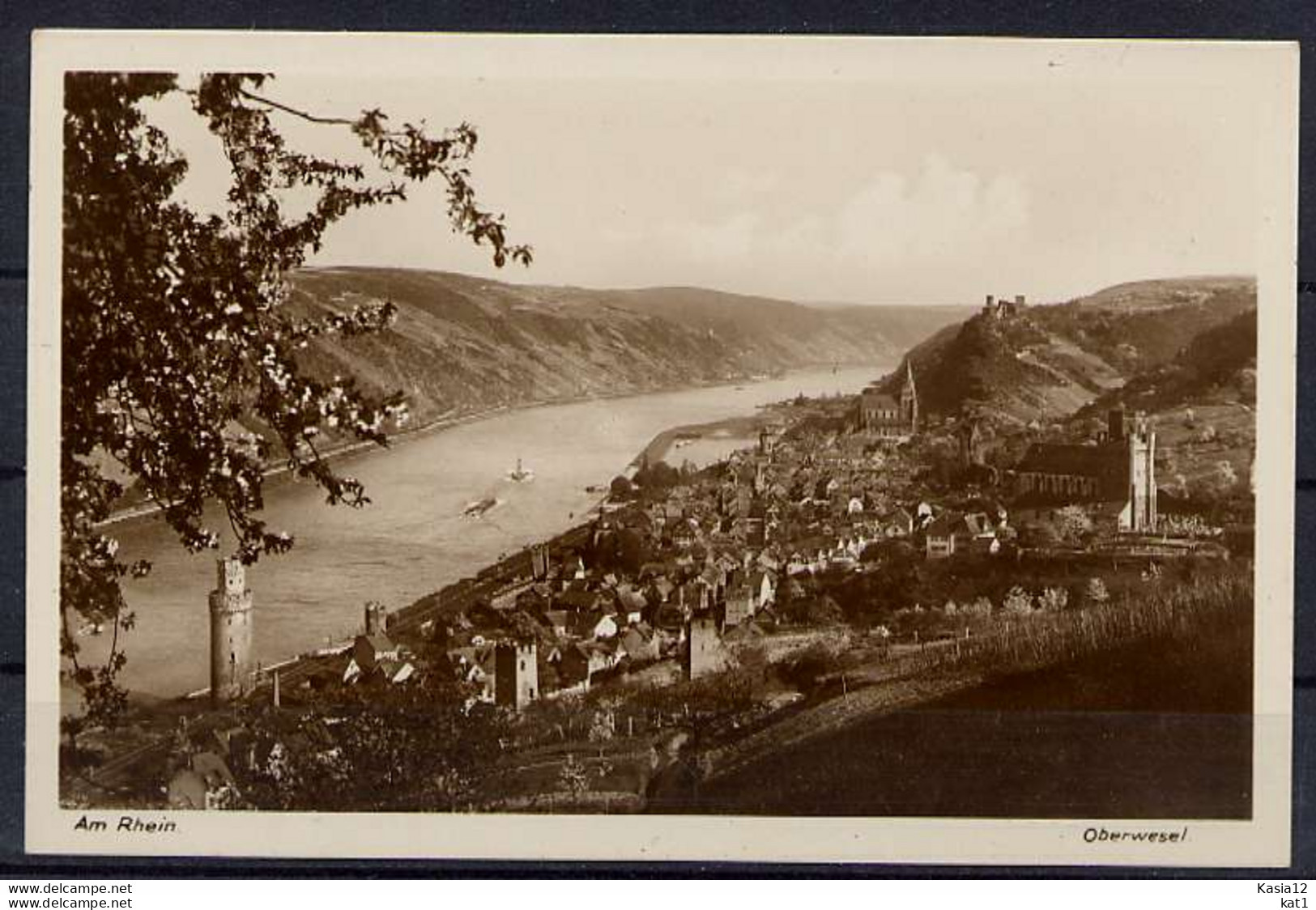 M04547)Ansichtskarte: Oberwesel - Oberwesel