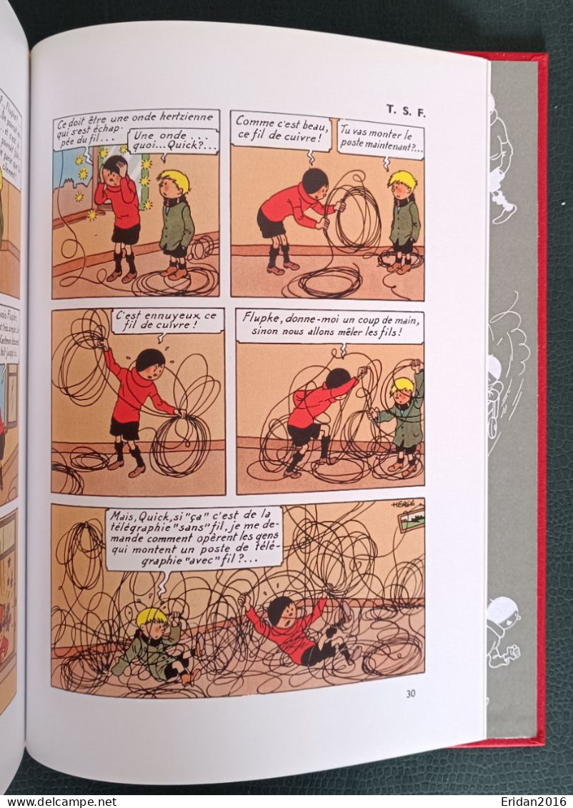 Les Exploits de Quick et Flupke 1ere et 2eme série : Hergé : Moulinsart : Archives Tintin : GRAND FORMAT