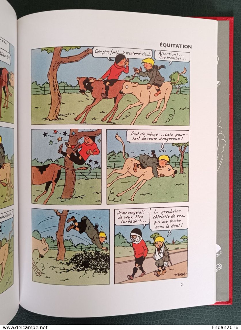 Les Exploits de Quick et Flupke 1ere et 2eme série : Hergé : Moulinsart : Archives Tintin : GRAND FORMAT