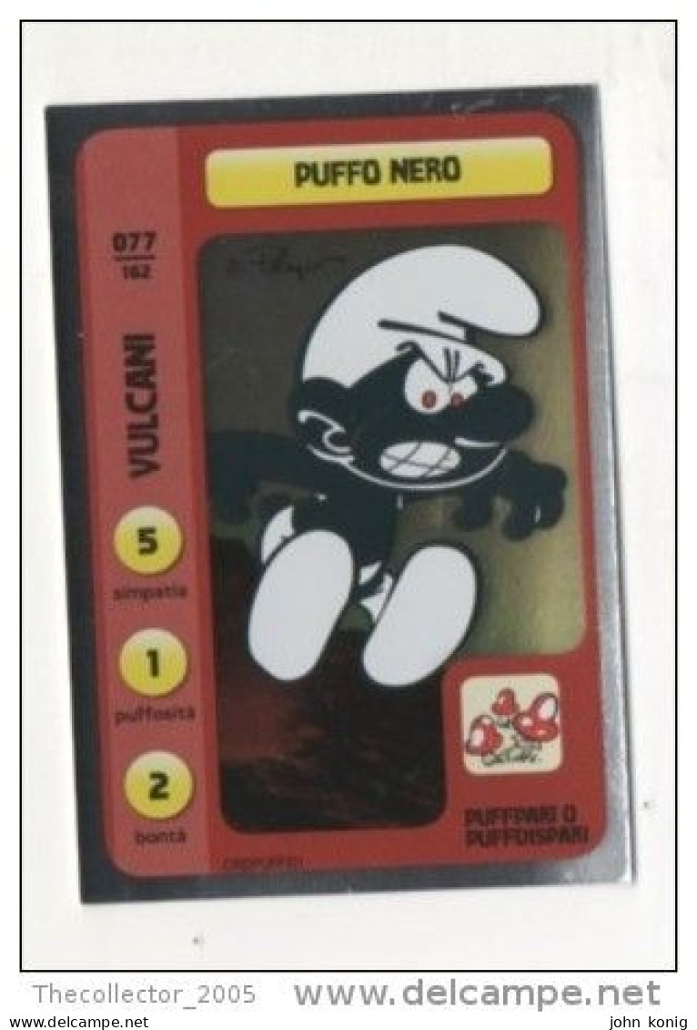 Figurine Trading Cards Argentata (silver Type) I Puffi CONAD N.077 The Smurfs Schtroumpfs Smurfen Pitufos Schlümpfe - Other & Unclassified
